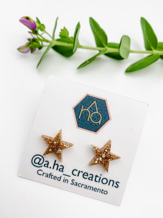 Sparkling Star Studs